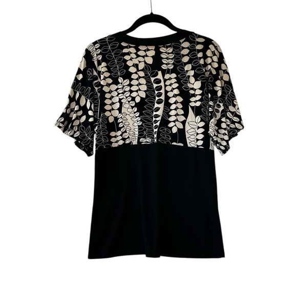 Vintage Y2K Top Empire Waist Short Sleeve 90s Boho Forrest Fairy Size Medium - Picture 5 of 6